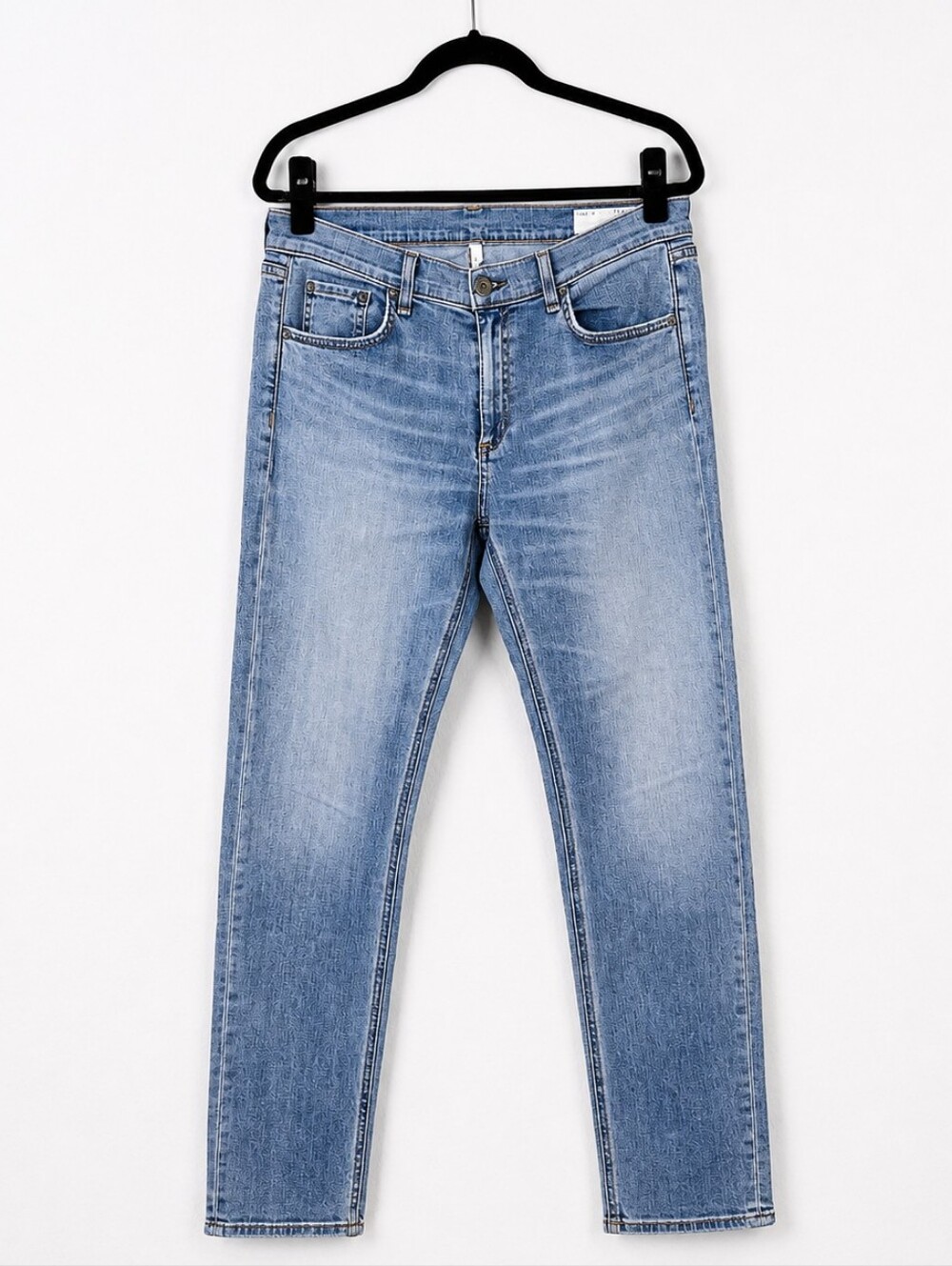 Rag & Bone Dre Mid Rise Slim Straight Jeans Mariner Wash Blue Denim Size 30